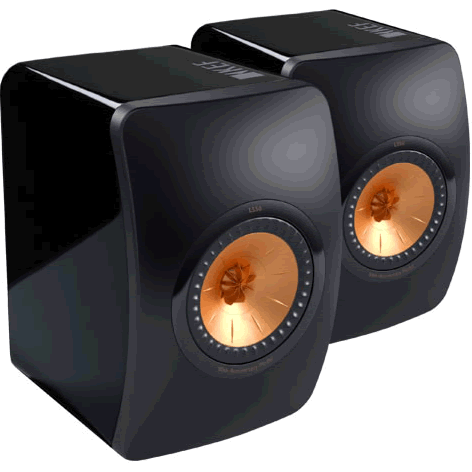 KEF LS50 Monitor Hifi Speaker Piano Black (PAIR)